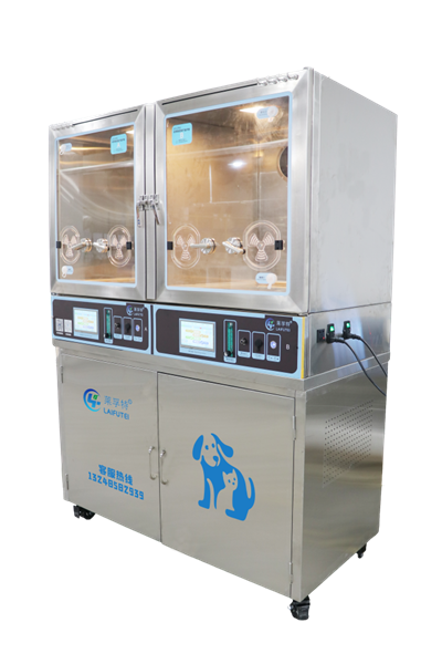 Câmara de oxigênio hiperbárico para cães